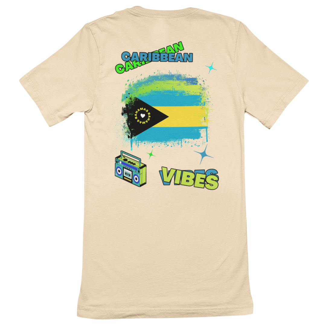 Adult Caribbean Vibes T-shirt - Bahamas