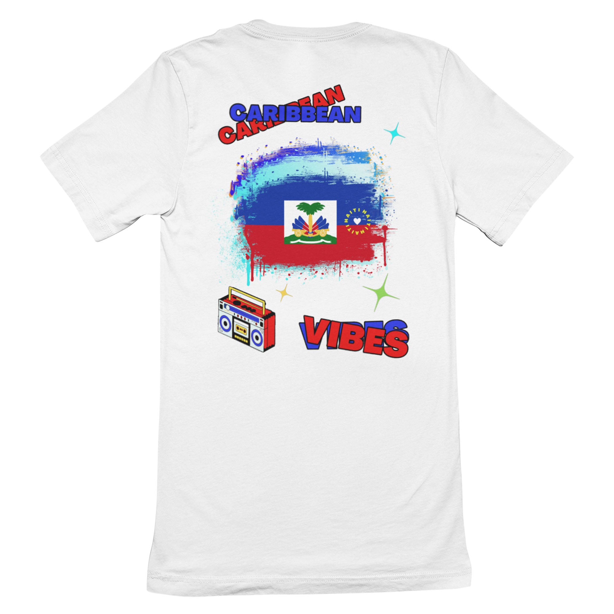 Adult Caribbean Vibes T-shirt - Haiti
