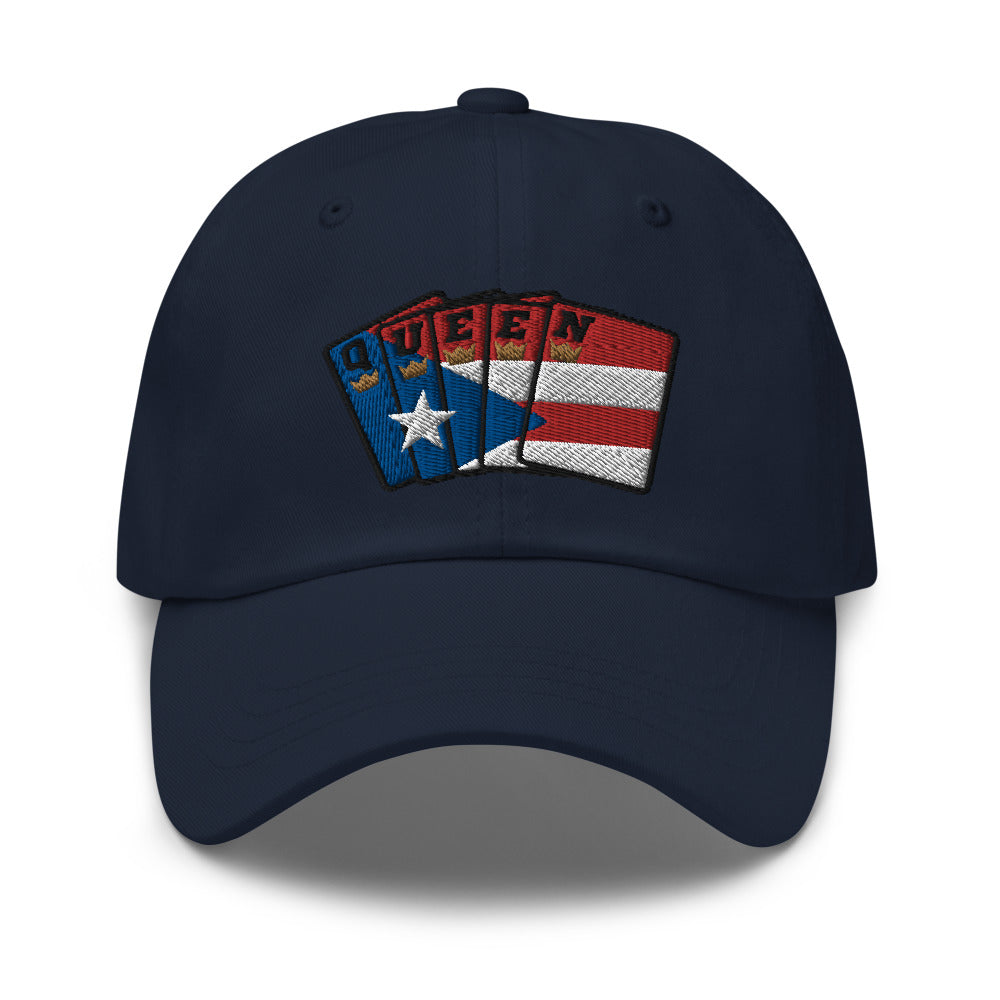 Women's Royal Crush Queen Dad Hat - Puerto Rico