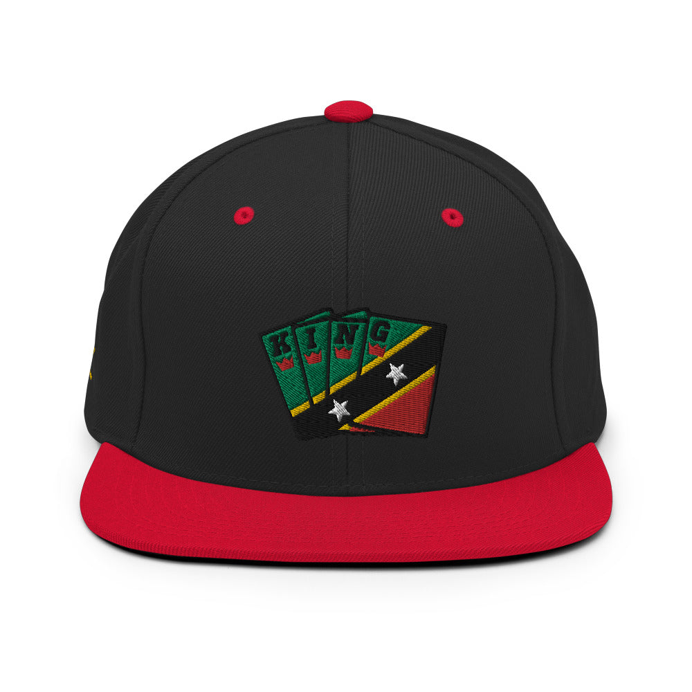 Men's Royal Crush King Snapback - St. Kitts and Nevis