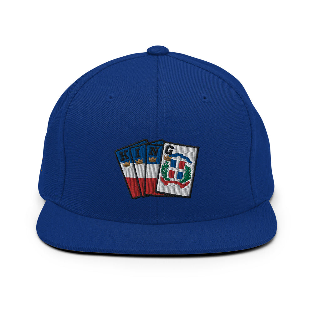 Men's Royal Crush King Snapback - Dominican Republic