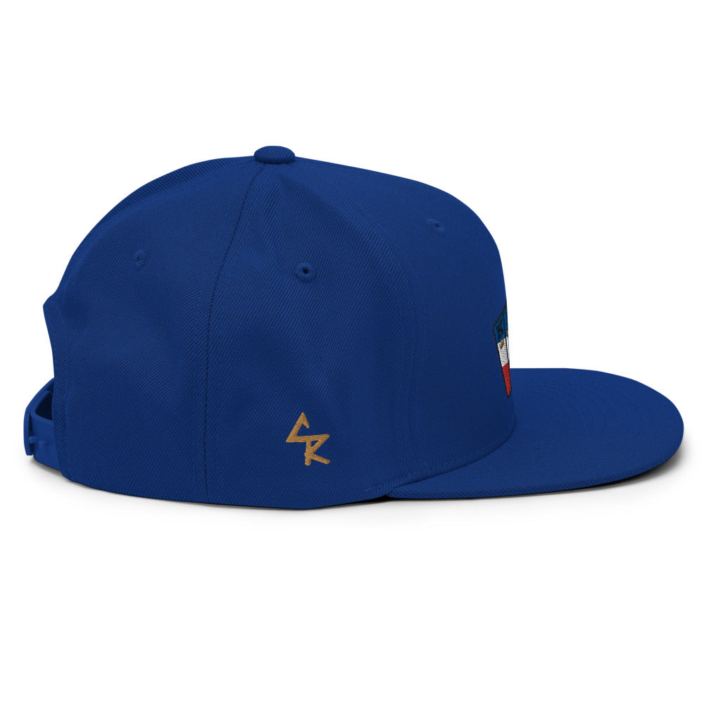 Men's Royal Crush King Snapback - Dominican Republic