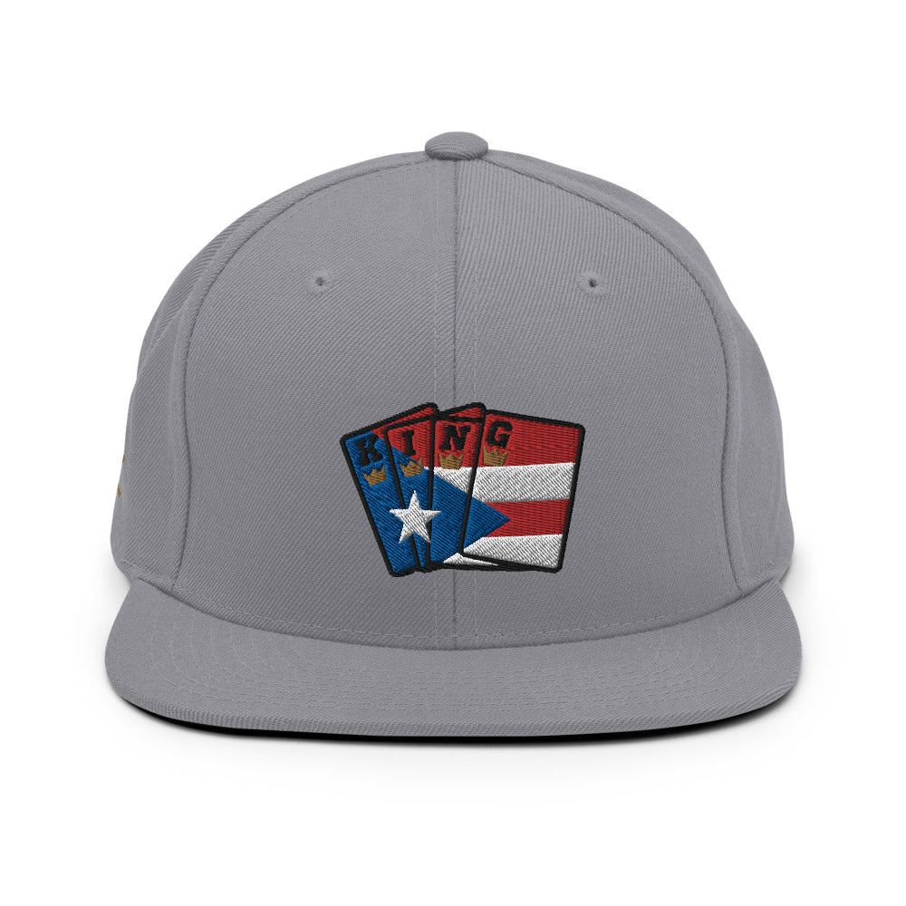 Men's Royal Crush King Snapback - Puerto Rico