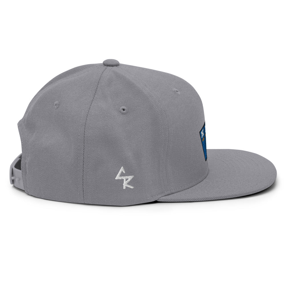 Men's Royal Crush King Card Snapback St. Lucia - Grey